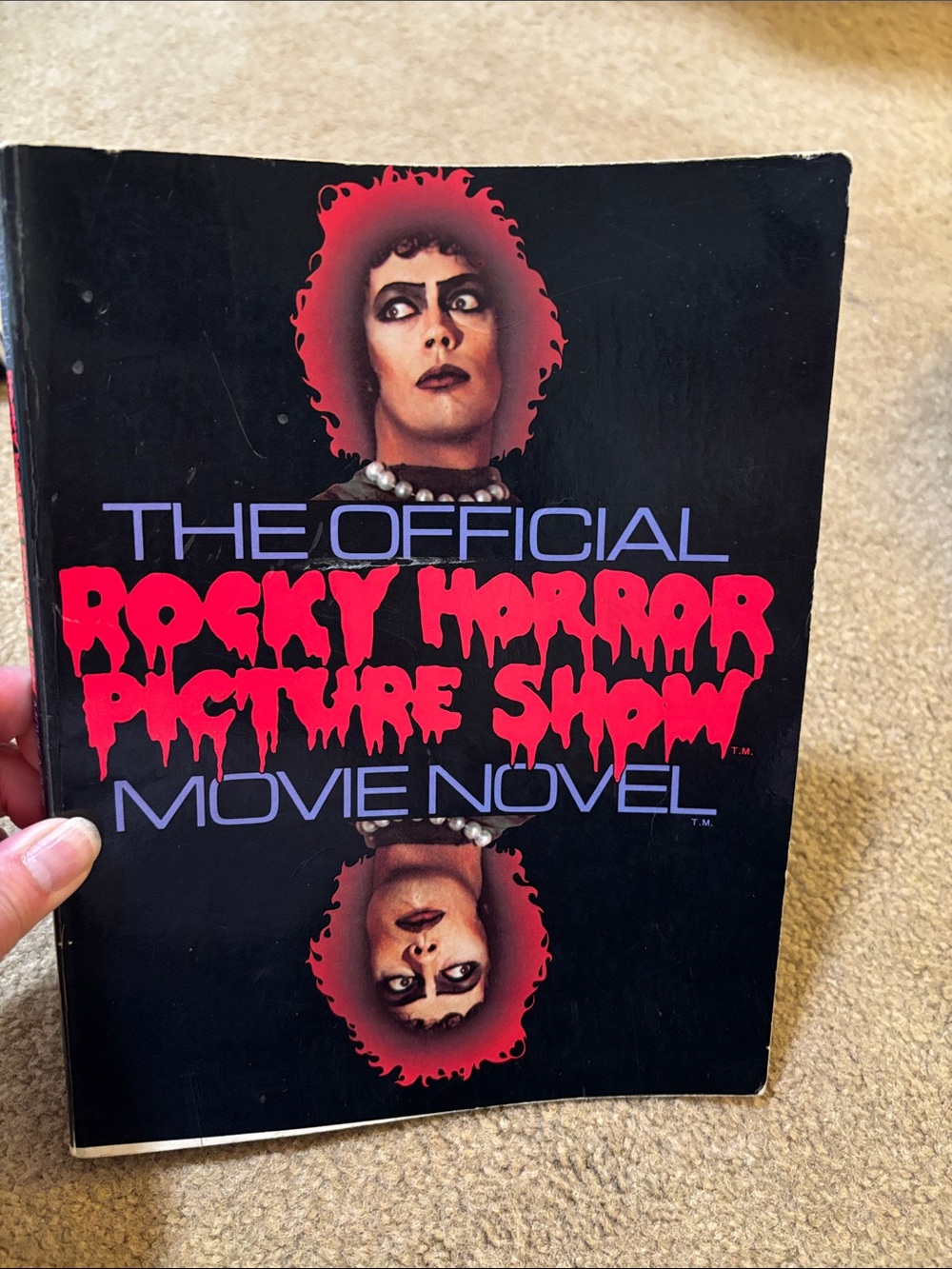 The Official Rocky Horror Picture Show Movie Novel Book (Tim Curry)